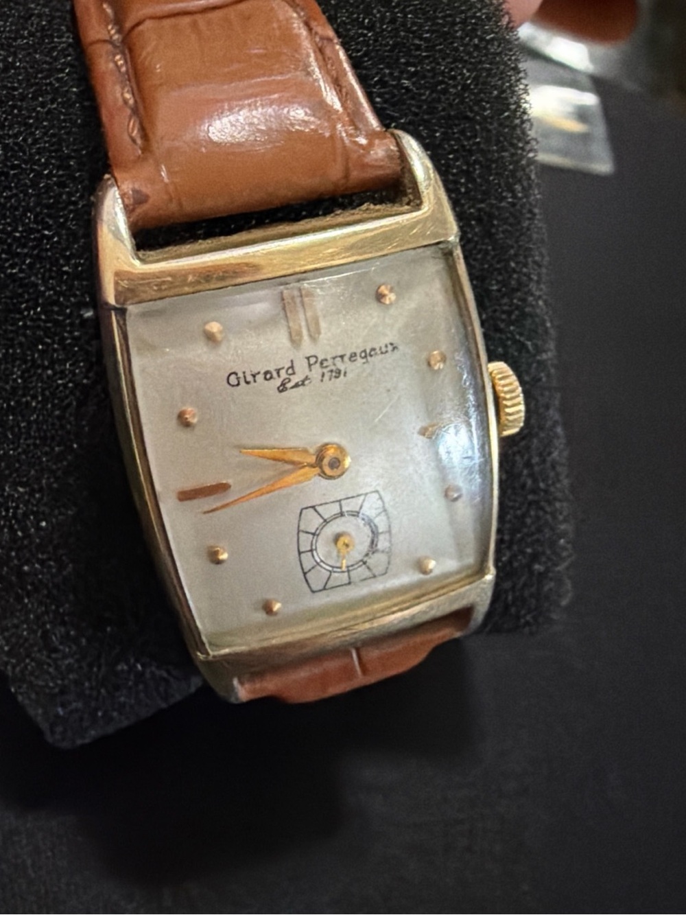 vintage girard perregaux mens watch